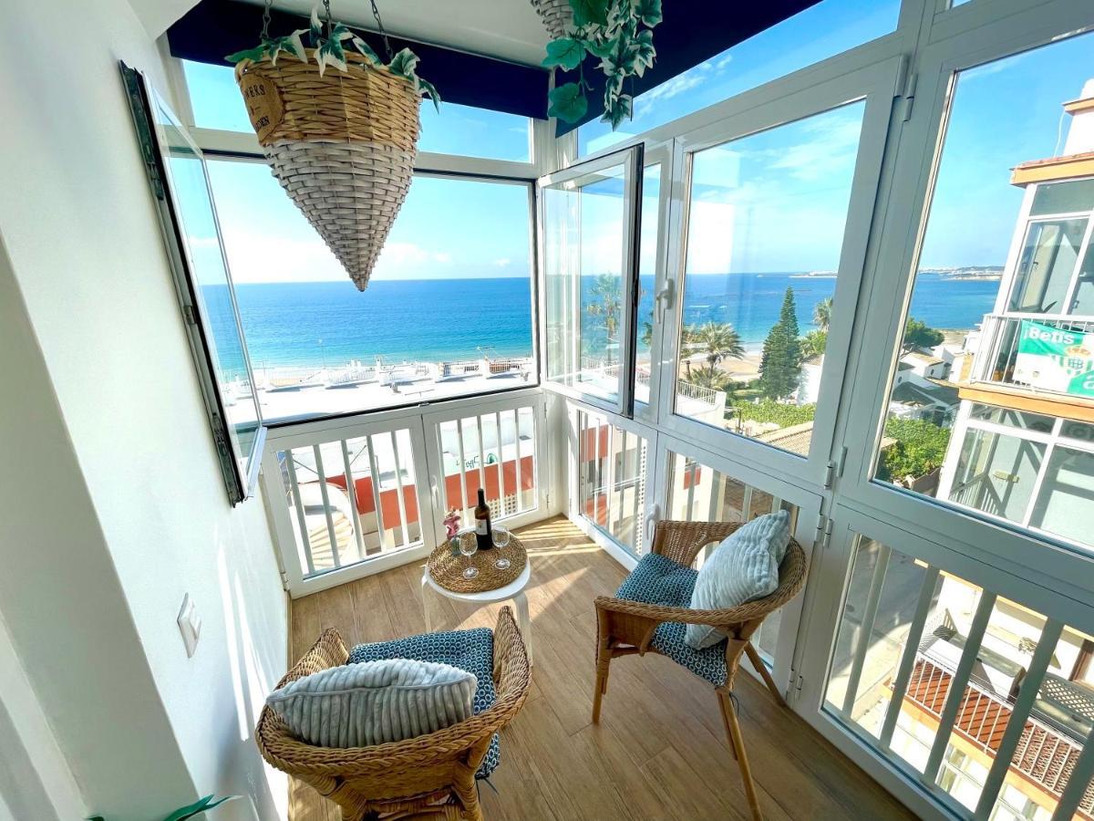 Gatu Casa Muse Junto A La Playa, Vista Al Mar, Aire Acc, Terraza, Wifi Y Chimenea " Preferente Mayores De 25 Anos Y Familias " El Puerto de Santa María Exterior foto